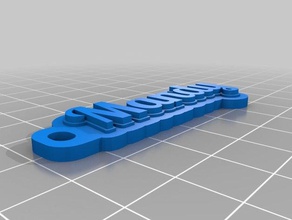 mandy llavero llaveros personalizado 3d print model - Mito3D