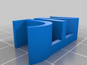 jn name plate sculptures customized 3d print model - Mito3D