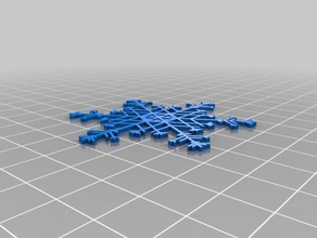 another snowflake interactive art customized 3d print model - Mito3D