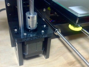 i3 motor mount replaces acrylic 3d printer parts replacement p802 p802m prusa zonestar 3d print model - Mito3D