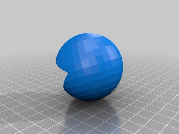 pac-man 3d l'impression 3D print model - Mito3D