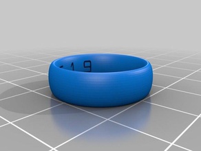 t19 power ring 6 rings customized 3d print model - Mito3D