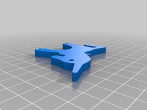 giocattolo unicorno ornamento albero 3d la stampa natale holliday 3d print model - Mito3D