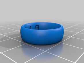 t19 power ring 5 rings customized 3d print model - Mito3D