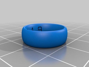 t19 power ring 5 rings customized 3d print model - Mito3D