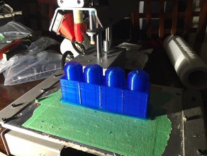 not mega blok 1x4 beta construction toys 3d print model - Mito3D