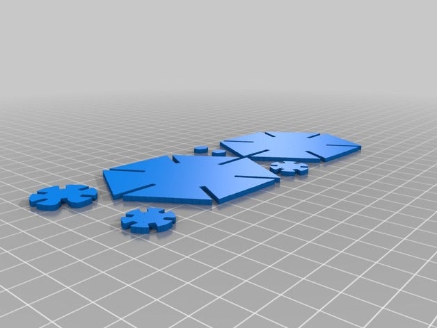 tie fighter laser cut re-mix 3d printer interactive art 3D print model - Mito3D