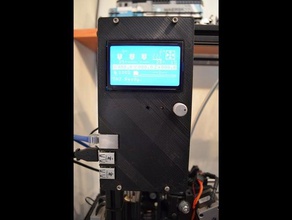 lulzbot taz lcd raspberry pi caso 3d a impressora os acessórios Impressora octoprint openscad 3d print model - Mito3D