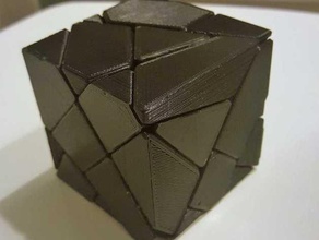fantasma cubo puzzles 3x3 rubiks cube de juguete reviradas curvas puzzle 3d print model - Mito3D