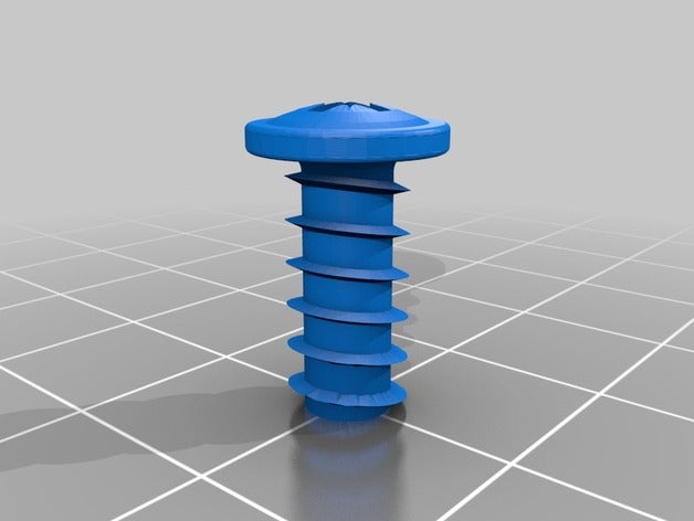 thick screw fine coarse threads other 3D print model - Mito3D