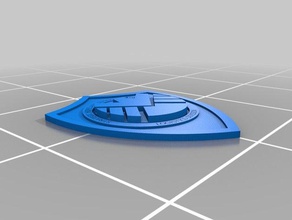 shield badge signs logos 3d print model - Mito3D