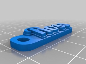 ross keychains customized 3d print model - Mito3D