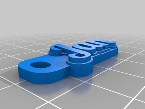 jan Schlüsselanhänger angepasst 3d print model - Mito3D