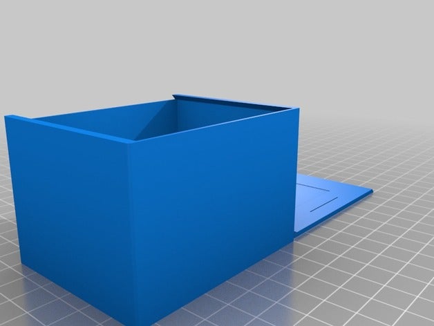 my customized sliding lid box 3d printing 3D print model - Mito3D