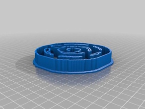 la mia immagine personalizzata in base cookie cutter cucina pranzo 3d print model - Mito3D