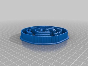 la mia immagine personalizzata in base cookie cutter cucina pranzo 3d print model - Mito3D