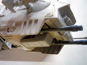 star wars at-at 1981 kenner gun replacement parts atat 3d print model - Mito3D