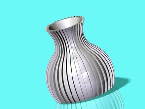 vase household flower pot plant plants 3d print model - Mito3D
