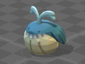 wailmer bebek pok&eacutemon yaratıklar pokemon 3d print model - Mito3D