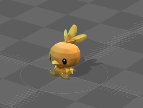 torchic poupée pok&eacutemon les créatures pokemon 3d print model - Mito3D