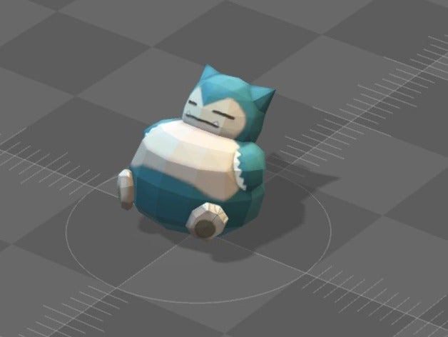 snorlax boneca pok&eacutemon criaturas pokemon 3D print model - Mito3D