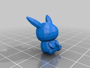 pikachu bambola pokemon le creature figure 3d print model - Mito3D