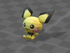 pichu poupée pok&eacutemon les créatures pokemon 3d print model - Mito3D