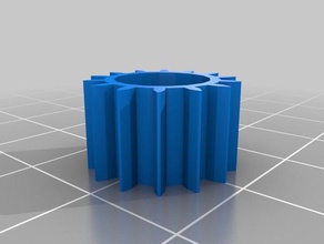 nerf roughcut 2x4 substituição de engrenagens mecânico brinquedos 3d print model - Mito3D