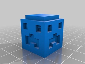 minecraft inspired creeper head style checker pieces toy game accessories board checkers 3d print model - Mito3D