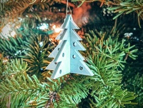 christmas tree ornament Dekor 3d print model - Mito3D