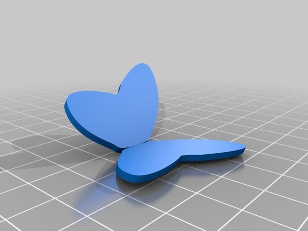 butterfly 3d printing 3D print model - Mito3D
