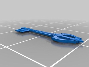 oblivian keyblade l'art 3d print model - Mito3D