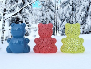 kawaii orso vol02-03 regalo di natale animali 3d print model - Mito3D