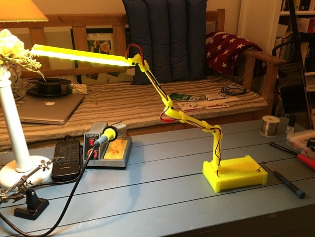 berkas batteriebetriebene led-Lampe Elektronik 3D print model - Mito3D