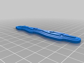 my customized multiline tag keychain keychains 3d print model - Mito3D