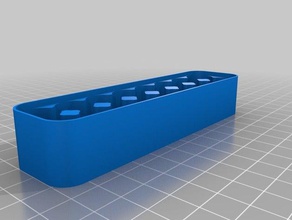 2x8 aa özelleştirilmiş Pil Kutusu üstümü kaplar 3d print model - Mito3D