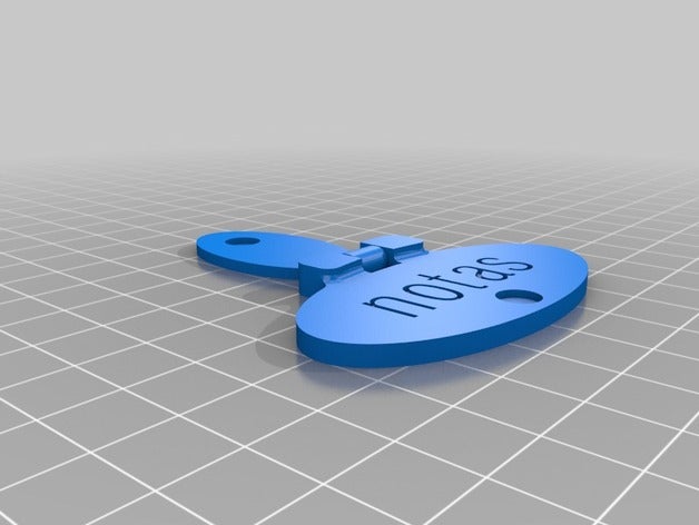 note titolare organizzazione 3D print model - Mito3D