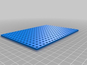 meu personalizados makeblock paramétricas de retas suporte-20x14-de orifícios menores dimensões robótica 3d print model - Mito3D