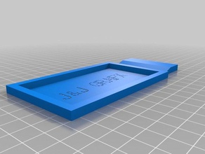 mi personalizados paramétrico impreso en serigrafía opcional marco de la escobilla goma otros 3d print model - Mito3D
