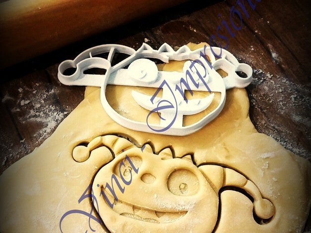 henry el monstruito cocina de comedor cookiecutter cortador la galleta 3D print model - Mito3D