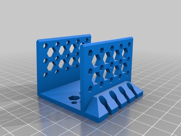 porta cabos 3 bureau de personnalisé 3D print model - Mito3D