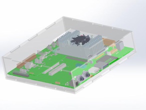 jetson tx1 case robotics 3d print model - Mito3D