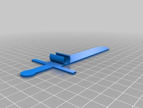 8 my customized sword pen holder bookmark other 3d print model - Mito3D