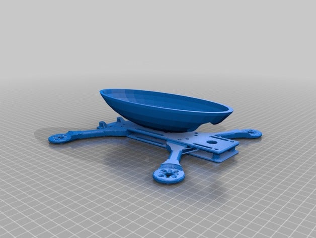 250 quad - unibody-Abdeckung 3d drucken 3D print model - Mito3D