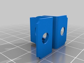 stationary piece hasp lock other 3d print model - Mito3D