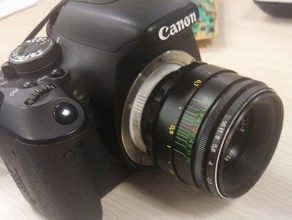 canon Zenit helios-adapter Kamera 3d print model - Mito3D
