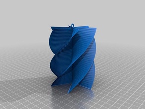 twisted tree decor customized 3d print model - Mito3D