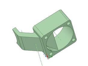 e3d-30mm Lüfter extruder filamentcooler Drucker Teile 3d print model - Mito3D
