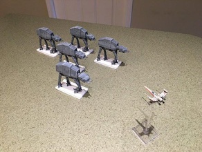 star wars x-wing at-at conversion kit toys games miniatures 3d print model - Mito3D