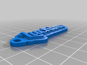 luchino Anahtarlık özelleştirilmiş 3d print model - Mito3D
